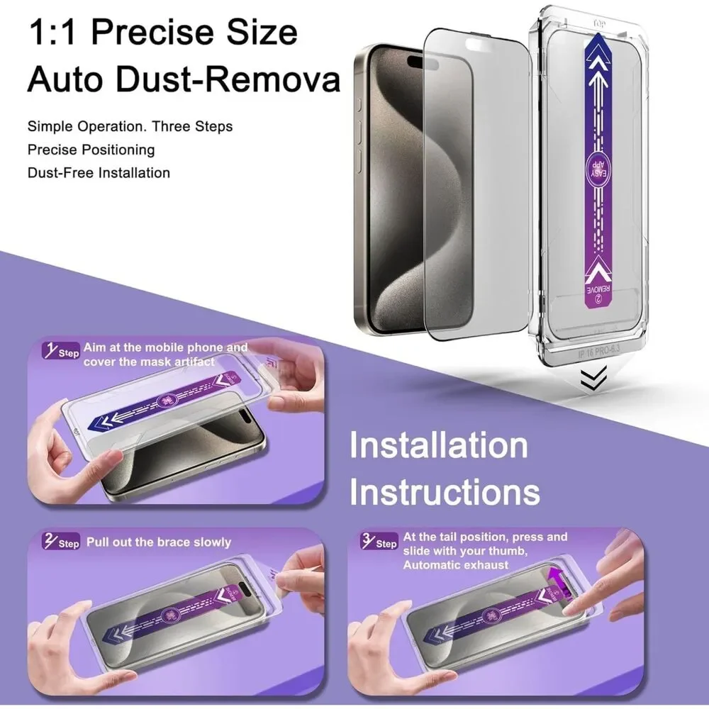 2-Pack Matte Screen Protector for iPhone 17 Pro Max (6.9